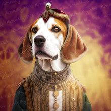 Load image into Gallery viewer, Regal Elegance Maharaja Beagle Wall Art Poster-Art-Beagle, Dog Art, Home Decor, Poster-1