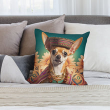 Load image into Gallery viewer, Regal Radiance Fawn Red Chihuahua Plush Pillow Case-Chihuahua, Dog Dad Gifts, Dog Mom Gifts, Home Decor, Pillows-4