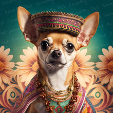 Load image into Gallery viewer, Regal Radiance Fawn Red Chihuahua Wall Art Poster-Art-Chihuahua, Dog Art, Home Decor, Poster-1