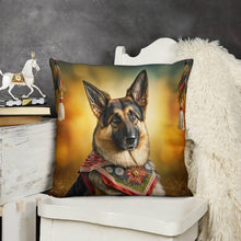Load image into Gallery viewer, Regal Radiance German Shepherd Plush Pillow Case-Cushion Cover-Dog Dad Gifts, Dog Mom Gifts, German Shepherd, Home Decor, Pillows-3