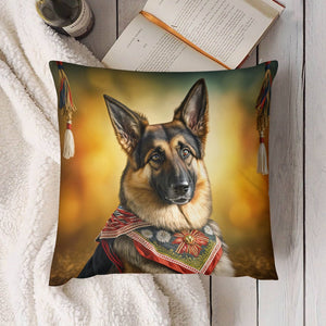 Regal Radiance German Shepherd Plush Pillow Case-Cushion Cover-Dog Dad Gifts, Dog Mom Gifts, German Shepherd, Home Decor, Pillows-4
