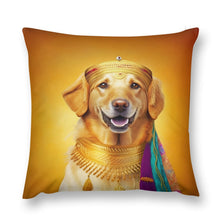 Load image into Gallery viewer, Regal Radiance Golden Retriever Plush Pillow Case-Cushion Cover-Dog Dad Gifts, Dog Mom Gifts, Golden Retriever, Home Decor, Pillows-12 &quot;×12 &quot;-1