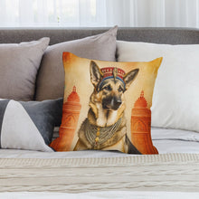 Load image into Gallery viewer, Regal Raja German Shepherd Plush Pillow Case-Cushion Cover-Dog Dad Gifts, Dog Mom Gifts, German Shepherd, Home Decor, Pillows-2