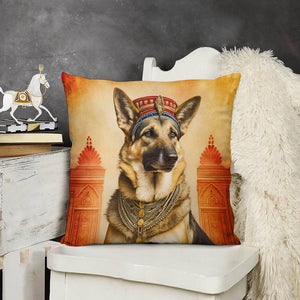 Regal Raja German Shepherd Plush Pillow Case-Cushion Cover-Dog Dad Gifts, Dog Mom Gifts, German Shepherd, Home Decor, Pillows-3