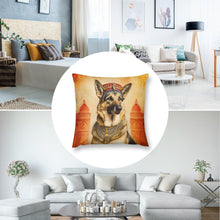 Load image into Gallery viewer, Regal Raja German Shepherd Plush Pillow Case-Cushion Cover-Dog Dad Gifts, Dog Mom Gifts, German Shepherd, Home Decor, Pillows-8