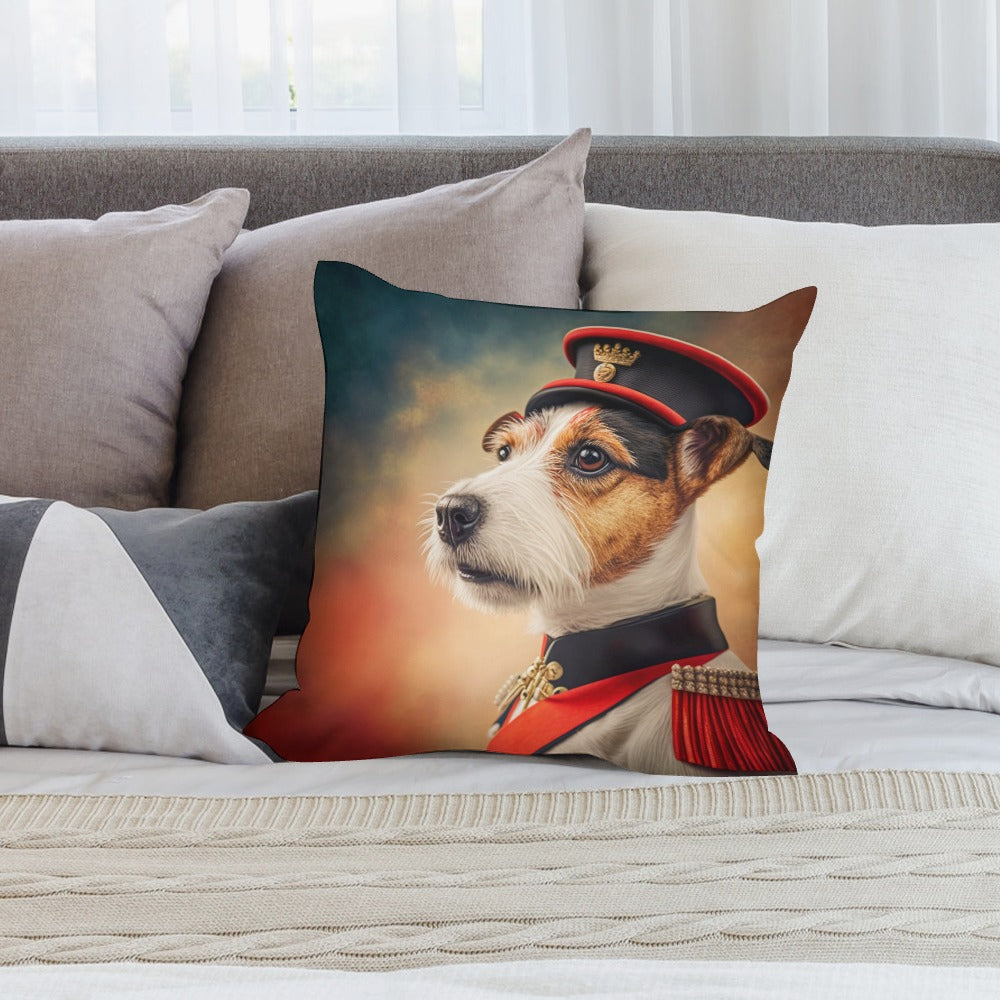 Regal Rascal Jack Russell Terrier Plush Pillow Case