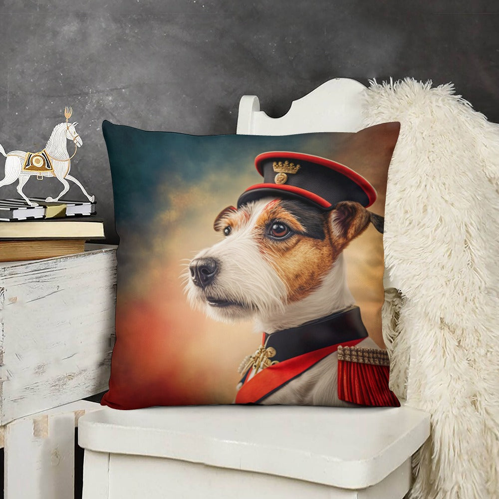 Regal Rascal Jack Russell Terrier Plush Pillow Case