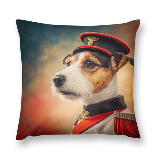 Regal Rascal Jack Russell Terrier Plush Pillow Case-Cushion Cover-Dog Dad Gifts, Dog Mom Gifts, Home Decor, Jack Russell Terrier, Pillows-12 