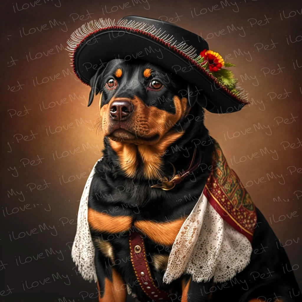 Targa Metallica Rottweiler - Poster Da Parete In Lamiera 20,3x30,5 Cm Per Casa, Caffè, Regalo - 3