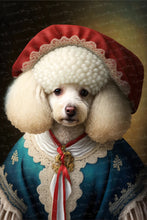 Load image into Gallery viewer, Regal Renaissance White Poodle Wall Art Poster-Art-Dog Art, Home Decor, Poodle, Poster-1
