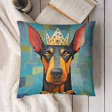 Load image into Gallery viewer, Regal Resonance Doberman Plush Pillow Case-Cushion Cover-Doberman, Dog Dad Gifts, Dog Mom Gifts, Home Decor, Pillows-4