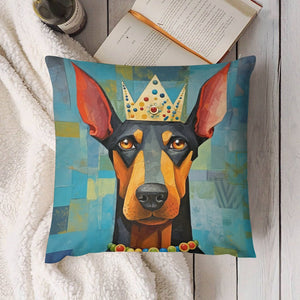 Regal Resonance Doberman Plush Pillow Case-Cushion Cover-Doberman, Dog Dad Gifts, Dog Mom Gifts, Home Decor, Pillows-4