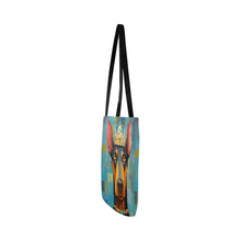 Load image into Gallery viewer, Regal Resonance Doberman Shopping Tote Bag-Accessories-Accessories, Bags, Doberman, Dog Dad Gifts, Dog Mom Gifts-White-ONESIZE-3