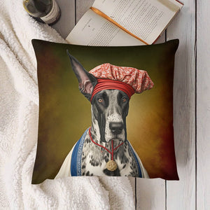 Regal Ruffian Great Dane Plush Pillow Case-Cushion Cover-Dog Dad Gifts, Dog Mom Gifts, Great Dane, Home Decor, Pillows-4