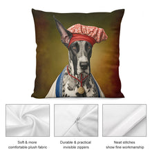 Load image into Gallery viewer, Regal Ruffian Great Dane Plush Pillow Case-Cushion Cover-Dog Dad Gifts, Dog Mom Gifts, Great Dane, Home Decor, Pillows-5