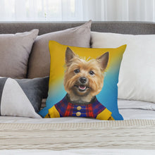 Load image into Gallery viewer, Regal Ruffian Norwich Terrier Plush Pillow Case-Cushion Cover-Dog Dad Gifts, Dog Mom Gifts, Home Decor, Norwich Terrier, Pillows-2