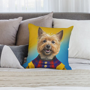 Regal Ruffian Norwich Terrier Plush Pillow Case-Cushion Cover-Dog Dad Gifts, Dog Mom Gifts, Home Decor, Norwich Terrier, Pillows-2