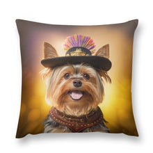 Load image into Gallery viewer, Regal Ruffian Yorkie Plush Pillow Case-Cushion Cover-Dog Dad Gifts, Dog Mom Gifts, Home Decor, Pillows, Yorkshire Terrier-8