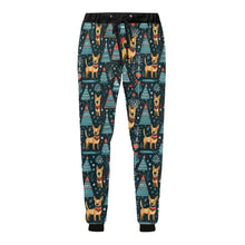 Load image into Gallery viewer, Reindeer Games Belgian Malinois Christmas Unisex Sweatpants-Apparel-Apparel, Belgian Malinois, Christmas, Dog Dad Gifts, Dog Mom Gifts, Pajamas-4