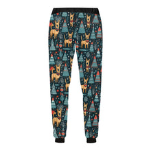 Load image into Gallery viewer, Reindeer Games Belgian Malinois Christmas Unisex Sweatpants-Apparel-Apparel, Belgian Malinois, Christmas, Dog Dad Gifts, Dog Mom Gifts, Pajamas-5