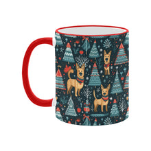 Load image into Gallery viewer, Reindeer Games German Shepherds Christmas Coffee Mug-5