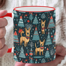 Load image into Gallery viewer, Reindeer Games German Shepherds Christmas Coffee Mug-White4-ONE SIZE-1