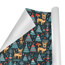 Load image into Gallery viewer, Reindeer Games German Shepherds Christmas Gift Wrapping Paper - 2 Rolls-Christmas Ornament-Christmas,German Shepherd,Wrapping Paper-3