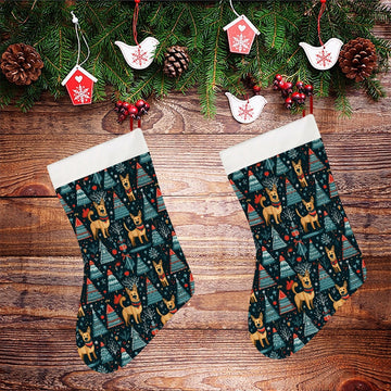 Reindeer Games German Shepherds Christmas Stocking 360x