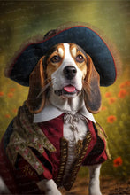 Load image into Gallery viewer, Renaissance Reverie Beagle Wall Art Poster-Art-Beagle, Dog Art, Home Decor, Poster-1