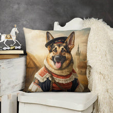 Load image into Gallery viewer, Renaissance Rover German Shepherd Plush Pillow Case-Cushion Cover-Dog Dad Gifts, Dog Mom Gifts, German Shepherd, Home Decor, Pillows-3