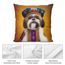 Load image into Gallery viewer, Renaissance Ruffian Shih Tzu Plush Pillow Case-Cushion Cover-Dog Dad Gifts, Dog Mom Gifts, Home Decor, Pillows, Shih Tzu-4