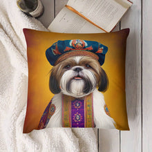 Load image into Gallery viewer, Renaissance Ruffian Shih Tzu Plush Pillow Case-Cushion Cover-Dog Dad Gifts, Dog Mom Gifts, Home Decor, Pillows, Shih Tzu-6