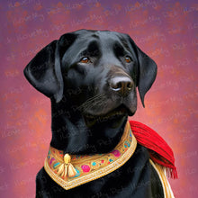 Load image into Gallery viewer, Resplendent Majesty Black Labrador Wall Art Poster-Art-Black Labrador, Dog Art, Home Decor, Labrador, Poster-1