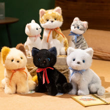 Load image into Gallery viewer, Ribbon Bow Black Stuffed Animal Plush Toys - Realistic-Cats-Stuffed Animal-2