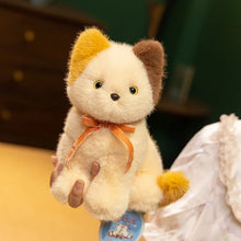 Load image into Gallery viewer, Ribbon Bow Calico Stuffed Animal Plush Toys - Realistic-Cats-Stuffed Animal-1