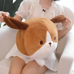 Rolly Polly Beagle Plush Toy and Cushion Pillow-Stuffed Animals-Beagle, Home Decor, Stuffed Animal-3