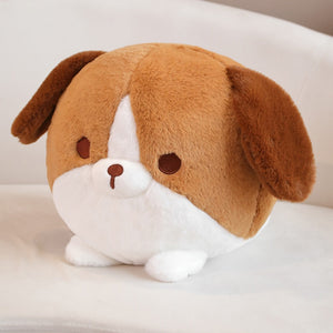 Rolly Polly Beagle Plush Toy and Cushion Pillow-Stuffed Animals-Beagle, Home Decor, Stuffed Animal-Small-Beagle-2