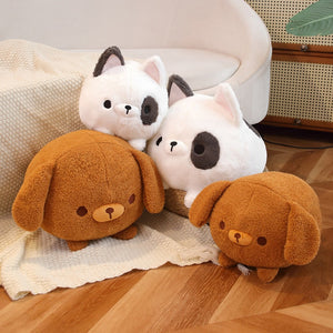 Rolly Polly Golden Retriever Plush Toy and Cushion Pillow-Stuffed Animals-Golden Retriever, Home Decor, Stuffed Animal-9