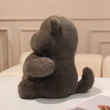 Load image into Gallery viewer, Rolly Polly Chonky Fat Grey Cat Stuffed Animal Plush Toy-2