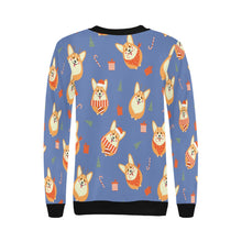 Load image into Gallery viewer, Rolly Polly Christmas Corgis Women&#39;s Sweatshirt-11