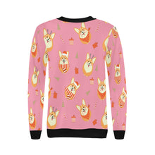 Load image into Gallery viewer, Rolly Polly Christmas Corgis Women&#39;s Sweatshirt-15