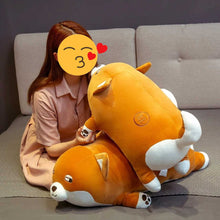 Load image into Gallery viewer, Rolly Polly Shiba Inu Plush Toy Pillows-Soft Toy-Dogs, Home Decor, Shiba Inu, Stuffed Animal-3