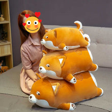 Load image into Gallery viewer, Rolly Polly Shiba Inu Plush Toy Pillows-Soft Toy-Dogs, Home Decor, Shiba Inu, Stuffed Animal-1