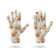 Load image into Gallery viewer, Rolly Polly Xmas Corgis Touch Screen Gloves - 4 Colors-Accessories-Accessories, Christmas, Corgi, Dog Dad Gifts, Dog Mom Gifts, Gloves-8