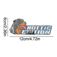 Load image into Gallery viewer, Rottweiler Car Decal - Special Edition Rottie-04-China Mainland-1