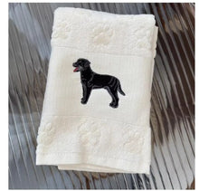 Load image into Gallery viewer, Rottweiler Love Large Embroidered Cotton Towel-Home Decor-Bathroom Decor,Dog Mom Gifts,Home Decor,Rottweiler,Towel-29