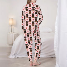 Load image into Gallery viewer, Rottweiler Pajamas for Women - XL Available - My Heart Belong to a Rottie-Pajamas-Apparel,Dog Mom Gifts,Pajamas,Rottweiler-5
