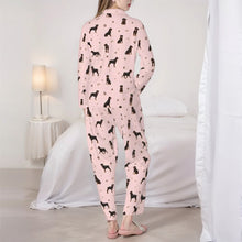 Load image into Gallery viewer, Rottweiler Pajamas for Women - XL Available - Yes I Love Rottweilers-Pajamas-Apparel,Dog Mom Gifts,Pajamas,Rottweiler-6