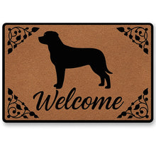 Load image into Gallery viewer, Warm Rottweiler Welcome Door Mat-Home Decor-Doormat,Home Decor,Rottweiler-2
