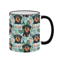 Load image into Gallery viewer, Rottweiler's Winter Wonderland Christmas Coffee Mug-2